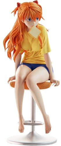 Tongyundacheng Asuka Langley Soryu Figur Modell PVC Anime Actionfigur Asuka Langley Soryu Statue Sammlerstück Desktop Manga Ornament Dekoration Anime Geschenk
