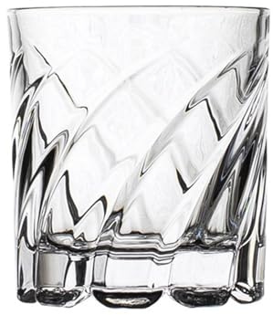 LJHFG63KUYT Vasos de vidrio Vasos de whisky Old Fashioned, 10 oz, texturizados, sin plomo, ideales for el hogar, bar y las fiestas para jugo