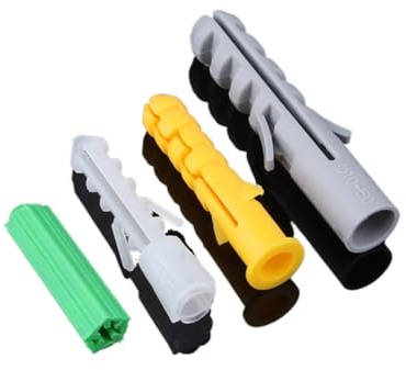 Kunststoff-Spreizdübel, M5 M6 M8 M10 M12 M14 Kunststoff-Expansionsrohr 100 Stück(Gray M5 x 25mm)