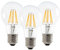FEILEMAN Glühbirne E27 LED, 4W=60W Label A 4000K Neutralweiß Energieeffizienzklasse-A, energiesparlampe 840Lm Nicht Dimmbar A60 Vintage Filament Energy-Saving Light Bulbs, 3 Stück