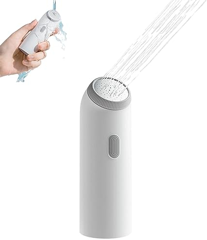 KLUFO Rechargeable Portable Travel Bidet Electric Handheld Bidet Sprayer for Toilet IPx7 Waterproof 4 Pressure Spray Mode for Personal Hygiene Outdoor Camping Postpartum Care