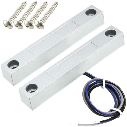 Gebildet Rulldörr Kontakt Magnetic Reed Switch Larm med 3 ledningar för N.O./N.C. Applikationer MC-58