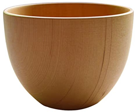 LVUNZJCA Holzschale Holzschale Reisschale Suppenschüssel Holzschale für Obst, Dessert, Snack(12.8x8cm)