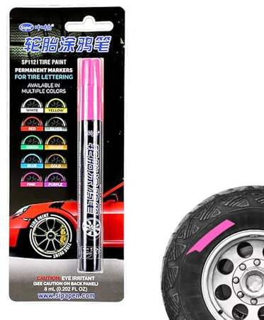 Reifenmalstift Reifenfarbe Lackstift Reifenreparaturstift Feine Spitze Permanent Tinte Reifenmarker Reifenstift Reifenstift Schriftmarker Reifenstift