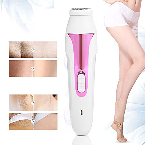 OPPWONG Electric Shaver For Women, Electric Epilator For Women Electric Razors For Women with Detachable Heads 5-in-1 For Face Eyebrow Nose Ear Body Hair Trimming, (Roseate)