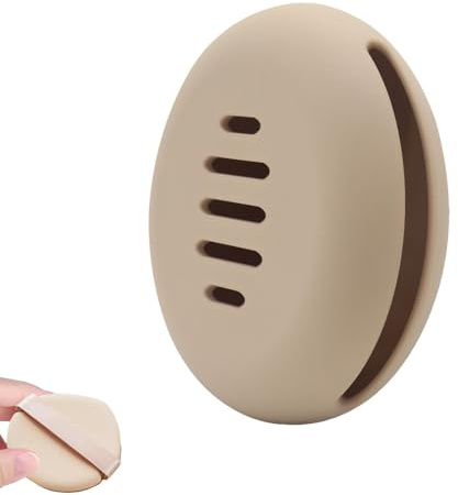 Beauty Blenders hållare | Förvaringsbox i silikon | silikonförvaringshållare, andningsbar makeupsvamp bärväska för resor och daglig användning