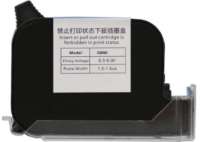 Fol13b schwarze Tintenpatronen, 600 DPI, schnell trocknend, kompatibel Kompatibel mit Inkjet Batch Coder Online Tij Drucker, thermische Tintenpatrone, unverschlüsselte Tintenpatrone(1xRed-12.7mm)