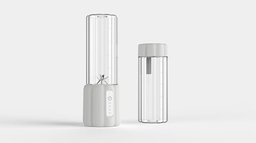 COKUNST Batidora Portátil, Mini Licuadoras para Zumos y Batidos, 22000 RPM Trituradora de Alimentos con 6 Cuchillas, Batidora de Pie de 500 ml con Tapa de Viaje para Cocina, Gimnasio, Oficina