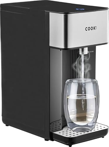 Media Evolution COOK-IT Heißwasserspender 2,5 L | Instant in 5 Sekunden | 200 ml / 300 ml/Dauerstrom-Funktion | 100 °C | Trocken- & Überhitzungsschutz | Cool-Touch & Wasserstandsanzeige
