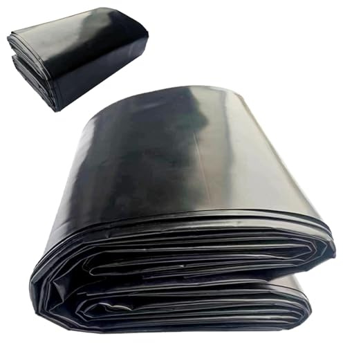 Bache Bassin 7x10m/22.97x32.81ft,PEHD,Résistant À la Déchirure,Résistant Aux Intempéries,Disponible en Plusieurs Tailles,Facile À Couper,Adapté Aux Étangs Poissons,Pièces D'eau et Ruisseaux