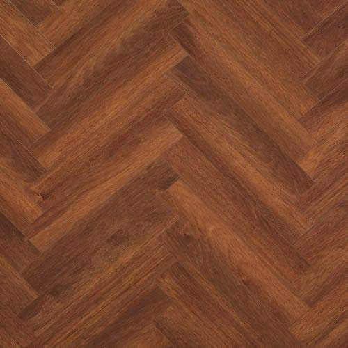 BerrryAlloc Revêtement de sol stratifié Château à chevrons Marron Merbau 8 mm x 84 mm