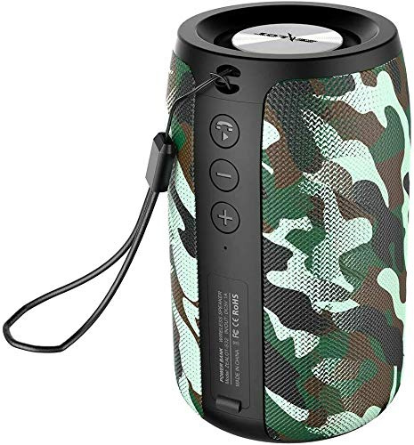 Yangers Mini haut-parleur Bluetooth sans fil portable, pour l'extérieur, les voyages, avec entrée USB et microphone étanche pour la maison, l'intérieur et l'extérieur (arc-en-ciel)