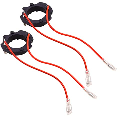 YnGia H7 LED-Scheinwerfer-Adapter, 1 Paar H7 LED-Glühbirnen-Halterungs-Clip, H7 LED-Leuchtmittel-Adapter, Halterung für G-olf 5 M-K5 G-TI J-etta