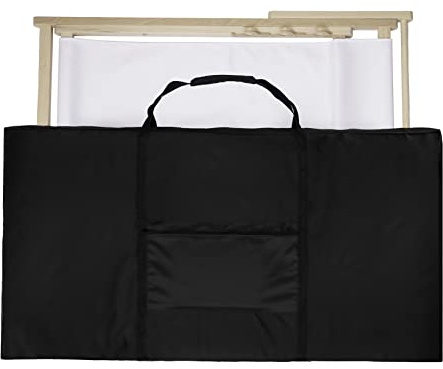 Housse de chaise longue portable 140x75x10 cm Sac de protection ergonomique pour ranger les chaises longues de jardin pliables Couleur Noir [143]