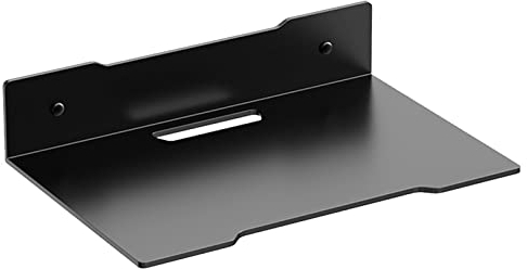 Anloximt Router Wandmontage Schwebendes Wandregal für Router Lautsprecher Wandhalterung Wandmontiertes Projektorregal für Kabelboxen DVD-Player Spielekonsolen
