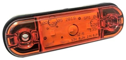 MelTruck® Gelb LED Umrissleuchte Begrenzungsleuchte E20 IP66/68 für LKW PKW Anhänger
