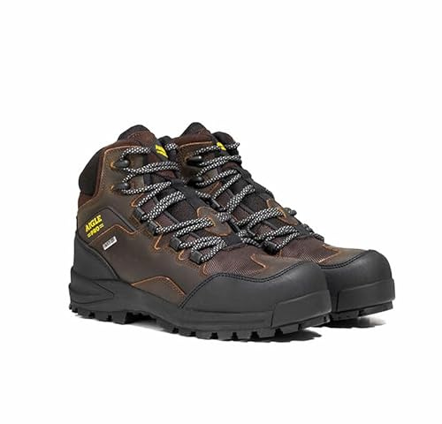 Aigle Herr Nassio Evo L S3, säkerhetssko, Mörkbrun, 41 EU