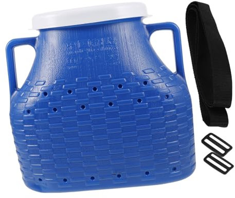 NULYLU Secchio da Pesca in Plastica Resistente Contenitore Portatile per Pesci e Gamberetti Accessorio da Pesca Riutilizzabile per Campeggio e Escursioni