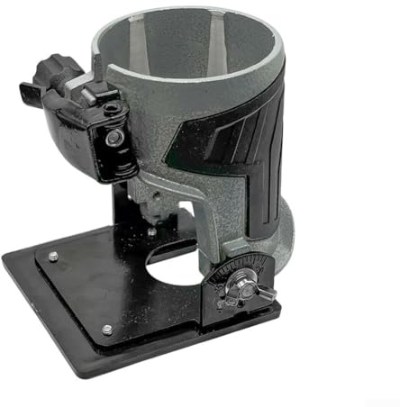 Base offset per fresatrice e tagliabordi, base inclinabile regolabile, per router manuali in legno Electirc o cordless