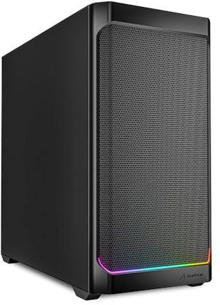 Sharkoon MK4 RGB Strip Black, mATX PC-Gehäuse