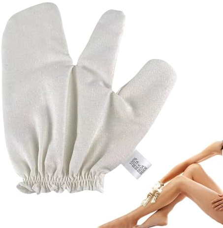 Garshana Gloves Raw Silk Massage Gloves, Garshana Seidenhandschuhe Ayurveda Als Leichte, Garshana Handschuhe Rohseiden-Massagehandschuhe, Raw Silk Massage Gloves, Trockenbürsten Im Bad & Wellness