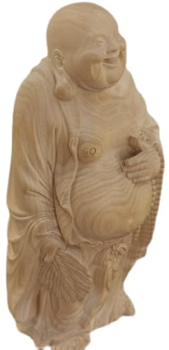FYDCYHM Estatuas De Madera, Estatuas De Buda, Decoraciones Talladas En Madera Hechas A Mano, Boj, Decoraciones Estar, Dormitorios, Oficinas, Muebles para El Hogar, Esculturas De Feng Shui