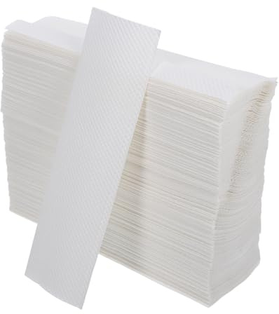 HEMOTON Dicke Handtuch Papier Stoff mit Hoher Saugfähigkeit für Hotelbadezimmer Papierhandtücher und Küchenhandtuch 200 Blatt für Gewerbliche Nutzung