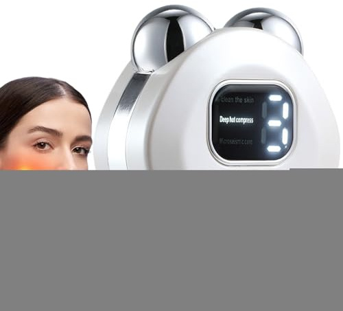 Dispositivo Lifting Viso Microcorrente Rullo Portatile Regolabile | Strumento Massaggio Viso A Rullo Strumento Trattamento Rigenerante Pelle Quotidiano