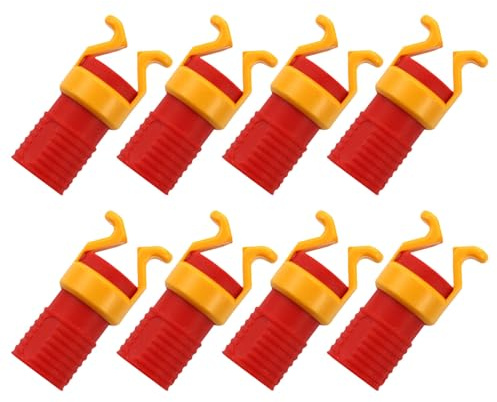 NOLITOY 8pcs Plastic Screw Holder Clamp for Woodworking Universal Screw Gripper Attachment for Home Repair and DIY Projects
