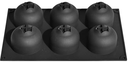 per muffin ai mirtilli – da cottura in silicone a 6 cavità, vassoio per muffin di alimentare resistente al calore, stampo per cupcake antiaderente flessibile, utensili da cucina