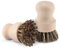 2pcs Vegetable Scrubber Brush, Soft Bristles Cleaning Brush Mushroom Brushes with Wooden Handle for Potato Veggie Mushroom Fruits