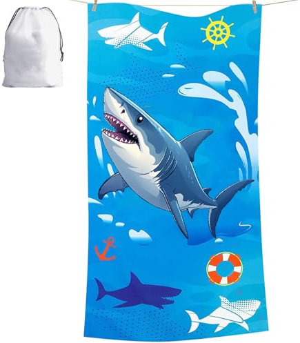 TYXHXTF 1 Pezzi Asciugamano da Spiaggia Bambini Piscina Spiaggia, 75 x 150 cm Telo Mare Microfibra ad Asciugatura Rapida, Perfetto per Viaggio Leggero e Portatile, Campeggio, Piscina