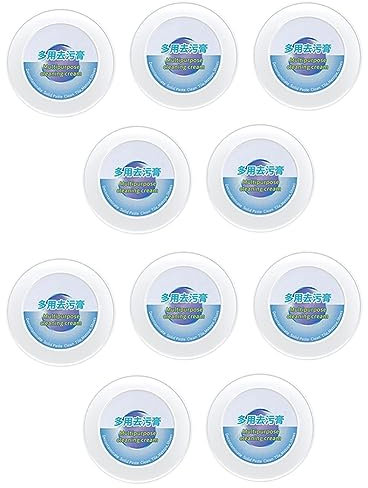 Eighosee 10 Pièces Pâte de Nettoyage Multi-Usages Décontamination Blanchissant Agent de Nettoyage sans Pâte de Nettoyage Multi-Usages