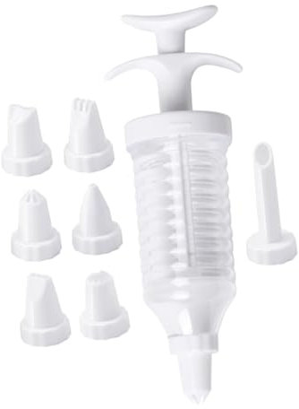 CIYODO Kit para Decorar Pasteles Boquillas de Manga Pastelera, Herramienta de Prensado Resistente, Material Plástico Duradero, para Hornear y Decoración en Casa, Set de 12 Piezas