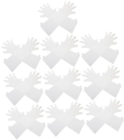 minkissy 10paare Einweghandschuhe mit Feuchtigkeitspflege Lange für Trockene Hände Touchscreenkompatibel Einweg-feuchtigkeitshandschuhe für Nacht Diy-handmasken zur Selbstpflege