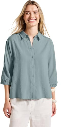 STREET ONE Dolman skjortblus, Arona Blue, 38