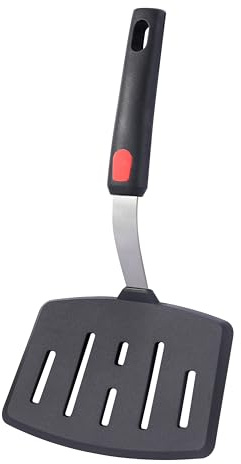 KCKHFA Silicone Wide Spatula, Slotted Turner for Cooking or Baking, Large Pancake Spatula for Egg, Fish, Steak, Flipping and Wok Use, Dishwasher Safe