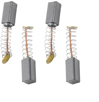 Paquete de 4 escobillas de carbón para herramientas eléctricas de 10 mm x 5 x 5 mm, piezas de repuesto para función de motor