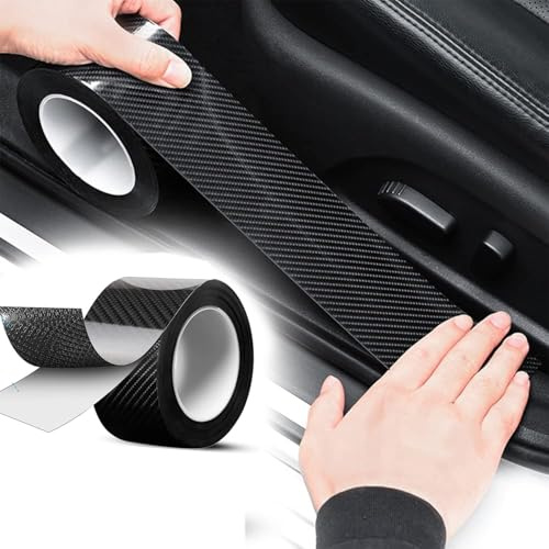 Car Sill Protectors Strips,Paint Protection Film,Car Door Sill Protector Clear Tape Protective Silicone Boot Bumper