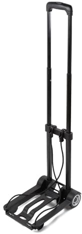 Carrello pieghevole resistente da 25 kg, carriola portatile per viaggi, shopping e bagagli, carrello a mano pieghevole con ruote per un facile trasporto