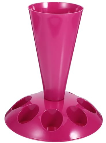 ABOOFAN Soporte para Mangas Pasteleras con 8 Ranuras, Organizador Estable y Portátil para Decoración de Pasteles y Cupcakes en Repostería Casera