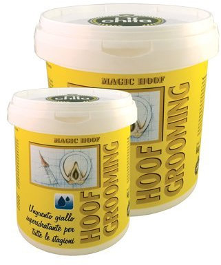 HOOF GROOMING GIALLO Unguento giallo per lo zoccolo ad azione superidratante