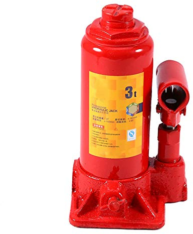 Dioche Hydraulische Wagenheberflasche, robuster Hebewagenheber Ständer für Auto/Van/Boot/Wohnwagen, 95 x 100 x 170 mm