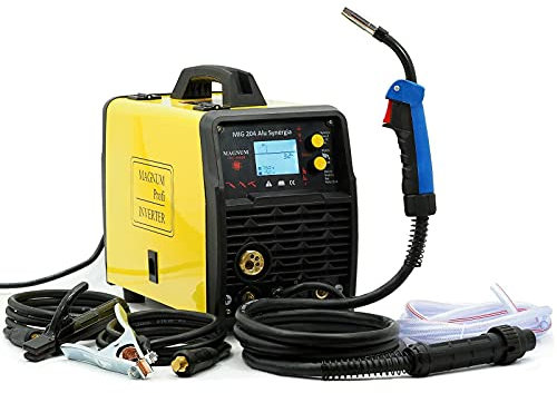 Magnum™ MIG 204 - Saldatrice in alluminio MIG/MAG WIG TIG SYNERGIE 3 in 1, 200 A