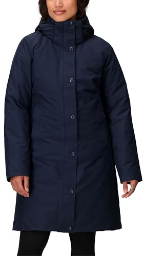Marmot Wm's Chelsea Coat, Lätt dunjacka, vattentät dunparkas, varm vinterrock, regntät vinterjacka, vindtät funktionsjacka, outdoorjacka med huva, Kvinnor, Arctic Navy, S