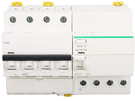 Commutateur d'air de disjoncteur , disjoncteur de courant AC400V Protection contre les fuites d'arc rapide 4P et N pour la distribution d'énergie(63A)