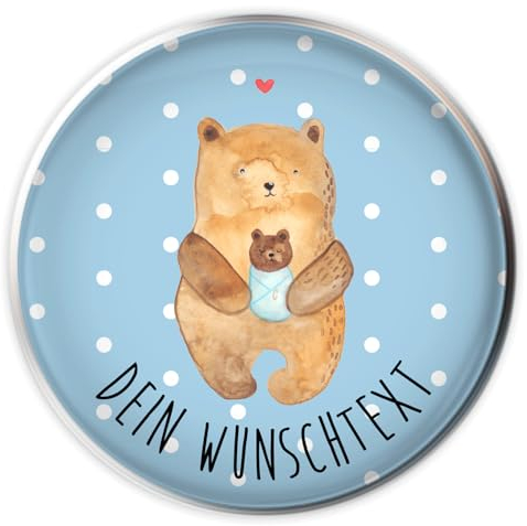 Mr. & Mrs. Panda Stöpsel Waschbecken Bär Baby - Personalisierte Geschenke, Eltern, Geburt, Nichte, Personalisierung, Abfluss, Stopfen, Wunschtext, Teddy, Selbst Gestalten, Geburtstag