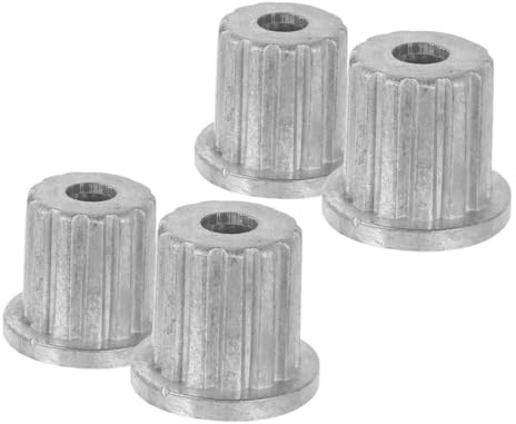 jojofuny 4pcs Metal Washing Machine Pulsator Replacement Parts, Silver Repair Gear Core for Washer and Dryer, Sturdy, Wide Compatibility, 4pcs Spare Parts