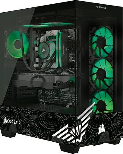 Corsair Vengeance a7500 Call of Duty® Warzone Edition Gaming PC - CPU AMD Ryzen™ 7 9800X3D refrigerada por líquido - GPU AMD® Radeon RX 9070XT - Memoria DDR5 RGB Vengeance de 32 GB - SSD M.2 de 2 TB