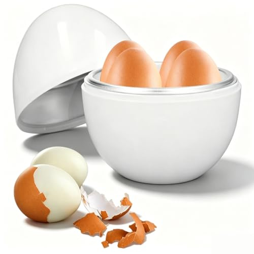 Cooker di uova sode, pentola elettrica 4 uova Capacità compatta Design Funzione a microonde caldaia facile da usare per la cucina domestica